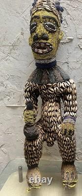 Statue Ancienne Bamiléké Cameroun Afrique Ouest Africa Art Premier XXe Sculpture