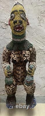 Statue Ancienne Bamiléké Cameroun Afrique Ouest Africa Art Premier XXe Sculpture
