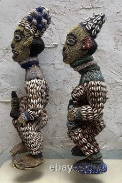 Statue Ancienne Bamiléké Cameroun Afrique Ouest Africa Art Premier XXe Sculpture