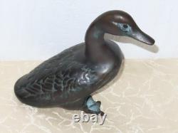 Statue Ancienne Bronze Tier Ente Japon