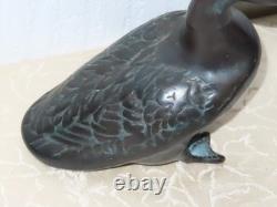 Statue Ancienne Bronze Tier Ente Japon