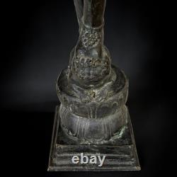 Statue Bronze Devi Shakti Ancienne Inde Sculpture Style Chola 106cm 16kg Statue Bronze Devi Shakti Ancienne Inde Sculpture Style Chola 106cm 16kg
