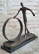 Statue Bronze Homme Qui Chavire Style Ancien 45cm! Bronze Garanti Artwork