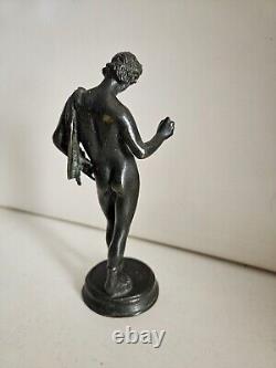 Statue / Bronze ancien / Homme à l'antique / Pompei / Souvenir du Grand Tour