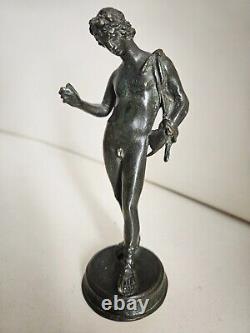 Statue / Bronze ancien / Homme à l'antique / Pompei / Souvenir du Grand Tour
