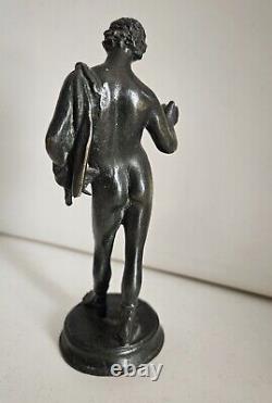Statue / Bronze ancien / Homme à l'antique / Pompei / Souvenir du Grand Tour
