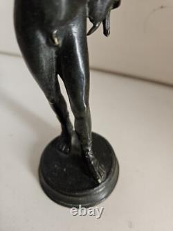 Statue / Bronze ancien / Homme à l'antique / Pompei / Souvenir du Grand Tour