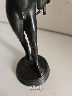 Statue / Bronze ancien / Homme à l'antique / Pompei / Souvenir du Grand Tour