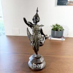 Statue Danseuse Thaïlandaise En Bronze Art Du Siam Ancienne