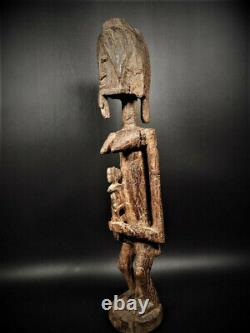 Statue Dogon figure de Maternité très ancienne 59 cms++ art africain antiquités