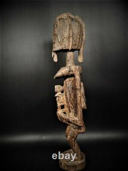 Statue Dogon figure de Maternité très ancienne 59 cms++ art africain antiquités