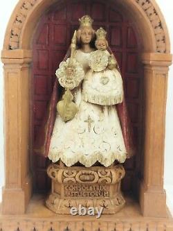 Statue En Bois Religieuse Espagne Ou France Ancienne Sculpture Religion 22 Cm