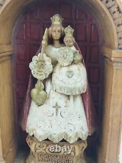 Statue En Bois Religieuse Espagne Ou France Ancienne Sculpture Religion 22 Cm