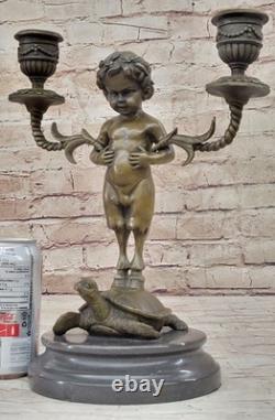 Statue En Bronze De Satyr Réplique De Musée Objet Mythologie Grecque Ancienne