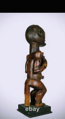 Statue Fang Afrique Centrale Sculpture Bois Art Tribal Ancien