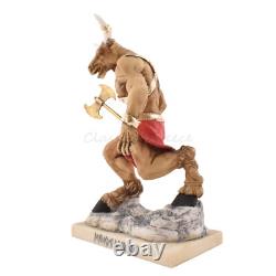 Statue Mythologie Grecque Ancienne Minotaure 7,79 19,8 cm Marbre Coulé en