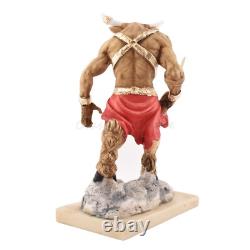 Statue Mythologie Grecque Ancienne Minotaure 7,79 19,8 cm Marbre Coulé en