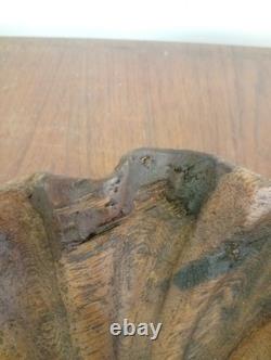 Statue Naissance de Vénus Naïade Nu Féminin Bois Sculpté Ancien Sculpture France