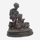 Statue Sculpture Ancienne Isidore Boitel 1812-1861. Personnage Enfants Anges