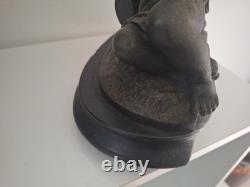 Statue Sculpture Ancienne Isidore Boitel 1812-1861. Personnage Enfants Anges