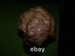 Statue Sculpture Buste Enfant Jeune fille Tête Plâtre Patine Ancien