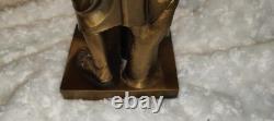 Statue Sculpture bronze Ancien Diane de Gabies XIXème Siècle Signé Gautier