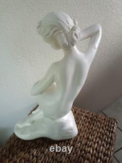 Statue Sculpture femme nue Sensuelle Sexy Signée Ancienne