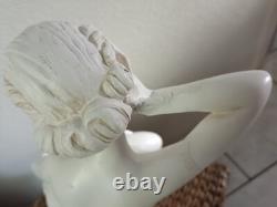 Statue Sculpture femme nue Sensuelle Sexy Signée Ancienne