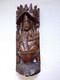 Statue Statuette Religieuse Tres Ancienne En Bois Peint Vierge Et L Enfant