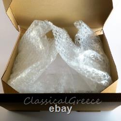 Statue ancien dieu grec Zeus 6,14 15,6 cm laiton moulé mythologie neuf