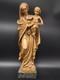 Statue Ancienne Vierge &agrave; L'enfant Sculpture Religieuse D&eacute;taill&eacute;e As Sign&eacute;