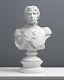 Statue Ancienne De L'amiral Victorienne Sculpture Buste Nelson 36 Cm / 14,1