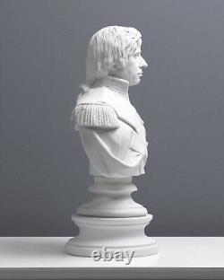 Statue ancienne de l'amiral victorienne sculpture buste Nelson 36 cm / 14,1