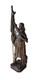 Statue Ancienne En Fonte De Fer Jeanne D Arc Signé Roberton Poids 5 Kgs 149