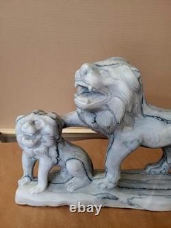 Statue ancienne en pierre dur ou marbre asiatique indochine 6 kgs 500