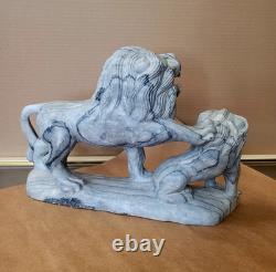 Statue ancienne en pierre dur ou marbre asiatique indochine 6 kgs 500