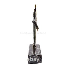 Statue ancienne grecque archer 7,8 20 cm laiton moulé mythologie soldat gu