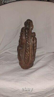 Statue ancienne pierre sculptée SIERRA LEONE numoli kissi mende