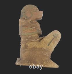 Statue babouin fils d'Horus (BS) MOMIFIÉE ANCIENNE PHARAONIQUE FAIT MAIN
