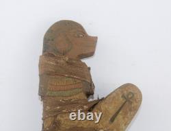 Statue babouin fils d'Horus (BS) MOMIFIÉE ANCIENNE PHARAONIQUE FAIT MAIN