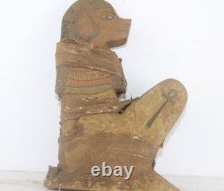 Statue babouin fils d'Horus (BS) MOMIFIÉE ANCIENNE PHARAONIQUE FAIT MAIN