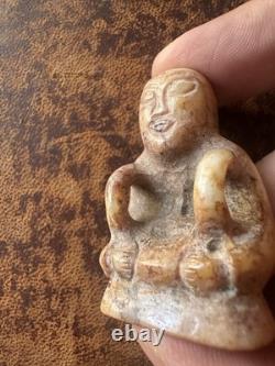 Statue chinoise en jade sculpté sculpture ancienne