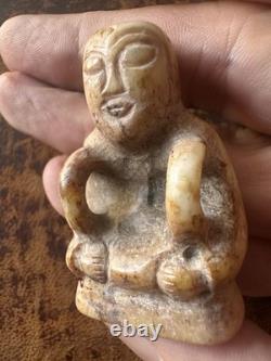 Statue chinoise en jade sculpté sculpture ancienne
