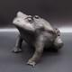 Statue Crapaud Grenouille En Laiton Sculpture H7 Pouces Japon Cuivre Ancien