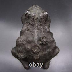 Statue crapaud grenouille en laiton sculpture H7 pouces Japon cuivre ancien