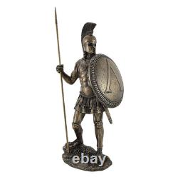 Statue de guerrier spartiate sculpture grecque ancienne, 36 cm/14,2, bronz Statue de guerrier spartiate sculpture grecque ancienne, 36 cm/14,2, bronz