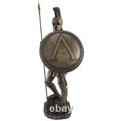 Statue de guerrier spartiate sculpture grecque ancienne, 36 cm/14,2, bronz Statue de guerrier spartiate sculpture grecque ancienne, 36 cm/14,2, bronz