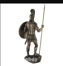 Statue de guerrier spartiate sculpture grecque ancienne, 36 cm/14,2, bronz Statue de guerrier spartiate sculpture grecque ancienne, 36 cm/14,2, bronz