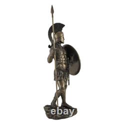 Statue de guerrier spartiate sculpture grecque ancienne, 36 cm/14,2, bronz Statue de guerrier spartiate sculpture grecque ancienne, 36 cm/14,2, bronz