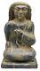 Statue De Sculpture Ancienne Du Proche-orient, Homme Assis En Position Tarifaire